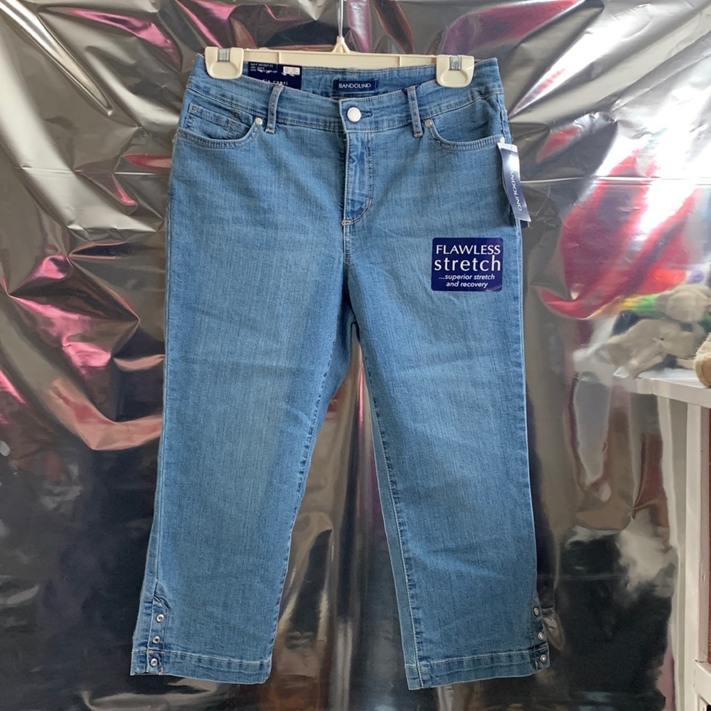 Bandolino blue jean capris,6petite